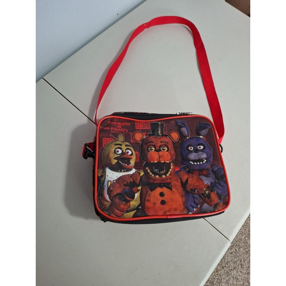 2017 Five Nights At Freddy's Insulated Lunch Bag Box Zipper Handle Bag